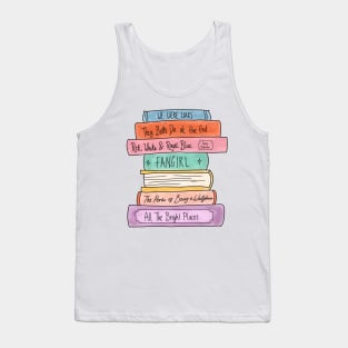 YA book stack Tank Top